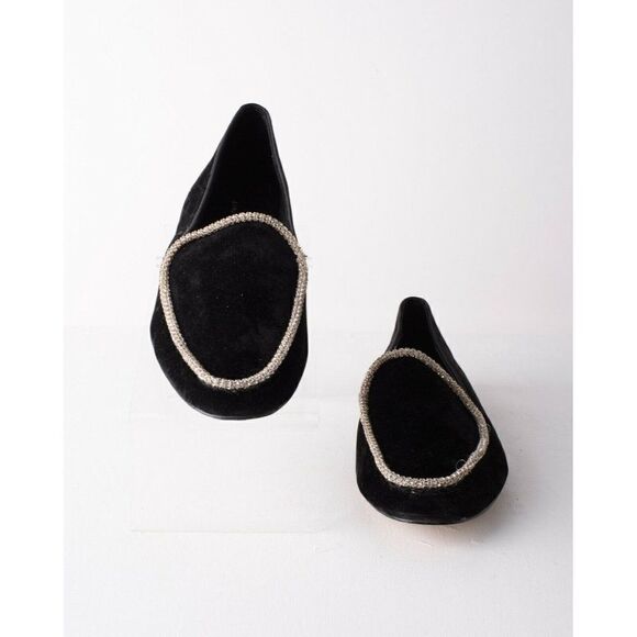 Zara Home Christmas Womens Jeweled Slippers Loafer - Picture 4 of 9